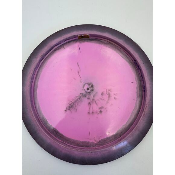 Disc Golf Holographic Bear Stamp Plastic Distance Driver Disc Purple - Picture 2 of 2